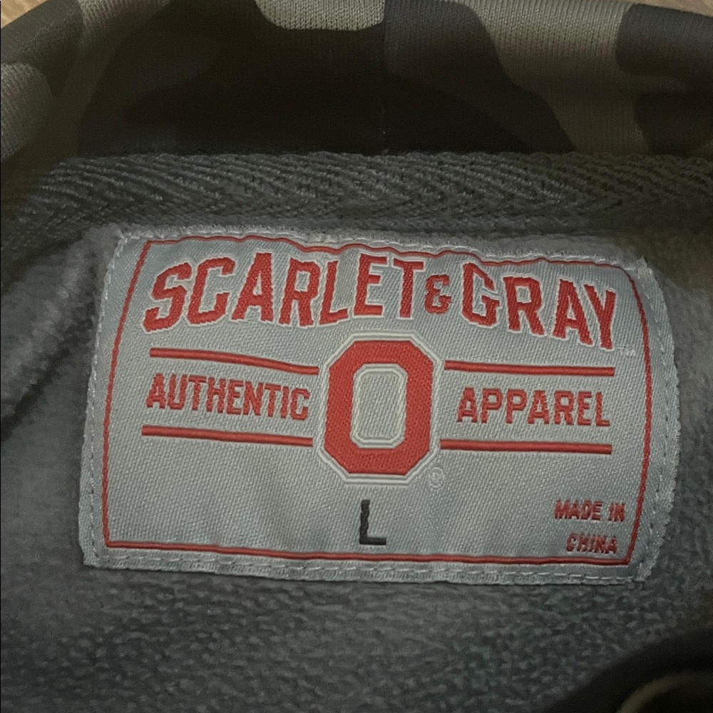 Scarlet & Gray Camo Sweatshirt - Picture 2 of 3